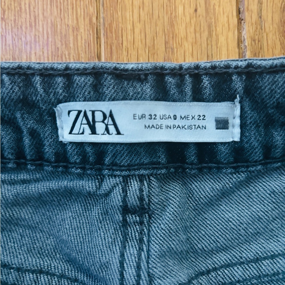 Zara black mom jeans